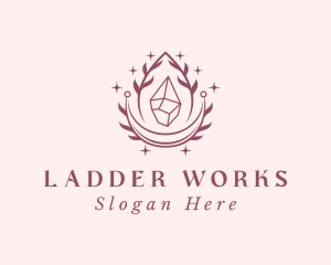 Crystal Gemstone Accessory logo design