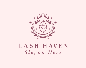 Crystal Gemstone Accessory logo design