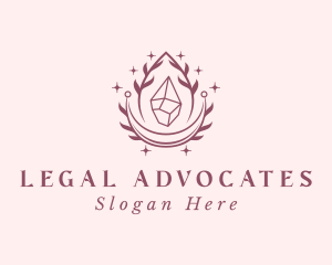 Crystal Gemstone Accessory logo design