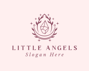 Crystal Gemstone Accessory logo design