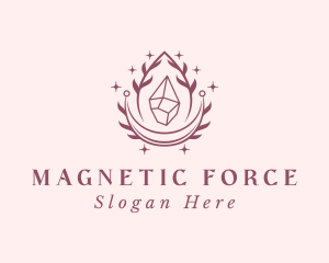 Crystal Gemstone Accessory logo design