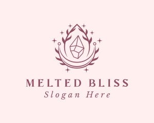 Crystal Gemstone Accessory logo design