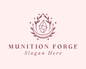 Crystal Gemstone Accessory logo design