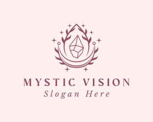 Crystal Gemstone Accessory logo design