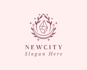 Crystal Gemstone Accessory logo design