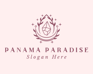 Crystal Gemstone Accessory logo design