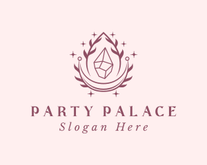 Crystal Gemstone Accessory logo design