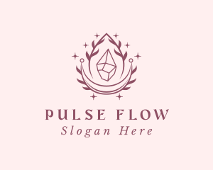 Crystal Gemstone Accessory logo design