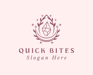 Crystal Gemstone Accessory logo design