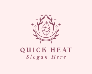 Crystal Gemstone Accessory logo design