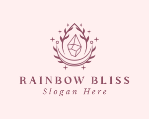 Crystal Gemstone Accessory logo design