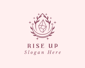 Crystal Gemstone Accessory logo design