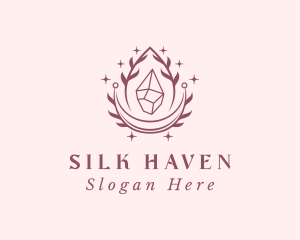 Crystal Gemstone Accessory logo design