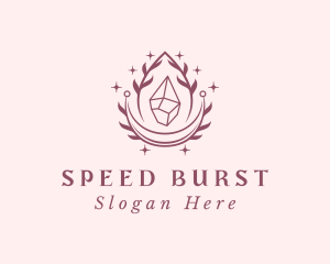 Crystal Gemstone Accessory logo design