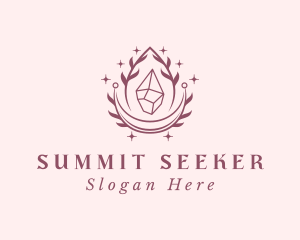 Crystal Gemstone Accessory logo design