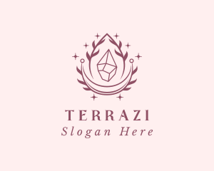 Crystal Gemstone Accessory logo design