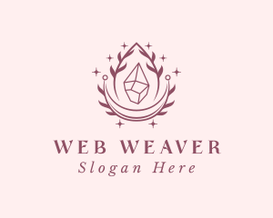 Crystal Gemstone Accessory logo design