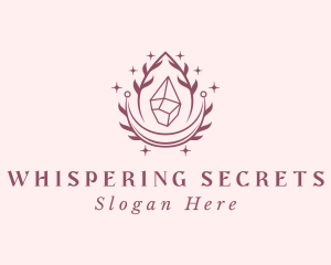 Crystal Gemstone Accessory logo design