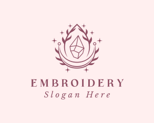 Crystal Gemstone Accessory logo design