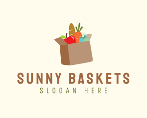 Picnic - Grocery Shopping Box logo design