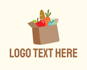 Grocery Store - Grocery Shopping Box logo design