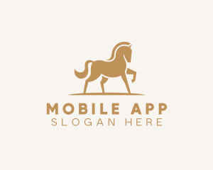 Wild Horse - Equestrian Horse Stable logo design