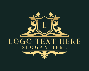 Hotel - Premium Ornamental Crest logo design