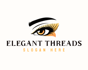 Eyelash Beautiful Eye logo design