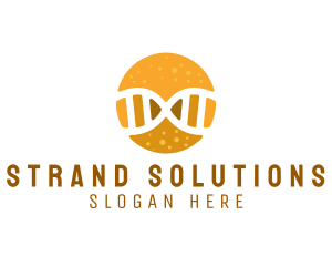 Strand - DNA Thread Genes logo design