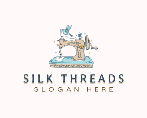 Vintage Sewing Machine logo design