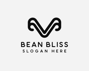 Modern Digital Curve logo design