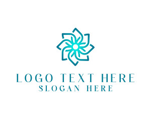 Fashion - Flower Petal Pattern logo design