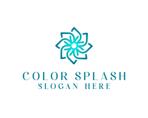 Flower Petal Pattern logo design