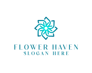 Flower Petal Pattern logo design