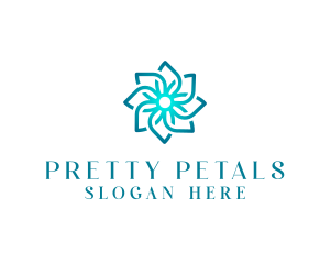 Flower Petal Pattern logo design