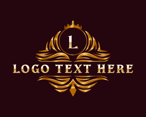 High End - Premium Crown Crest logo design