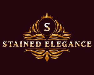 Premium Crown Crest logo design