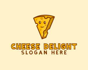 Cheese - Cute Swiss Cheese logo design