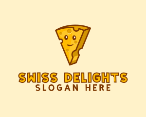 Swiss - Cute Swiss Cheese logo design