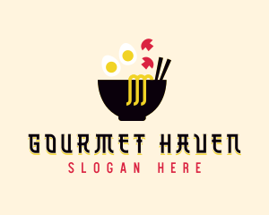 Asian Ramen Restaurant logo design