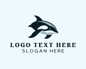 Usa - Orca Whale Animal logo design