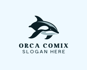 Orca Whale Animal logo design