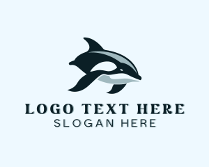 Wildlife - Orca Whale Animal logo design