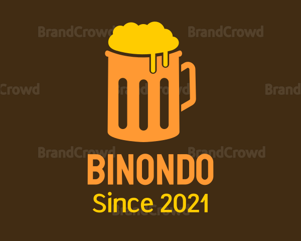 Simple Beer Mug Logo