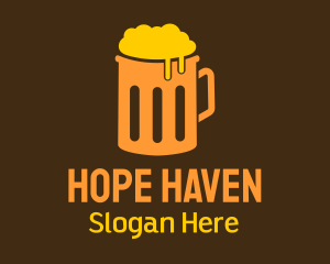 Simple Beer Mug Logo