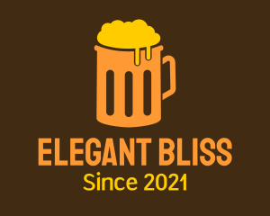 Draught Beer - Simple Beer Mug logo design