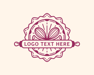 Sweet - Pastry Whisk Rolling Pin logo design