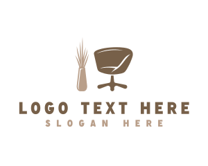 Chair Decor Furniture Logo