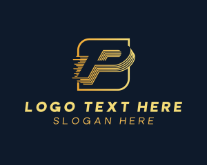 Letter P - Corporate Agency Letter P logo design