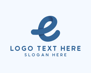 Swirl - Creative Company Letter E logo design